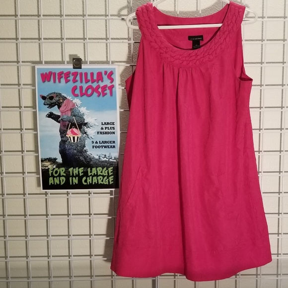 Lane Bryant Size 20 Pink Dress with Pockets - Picture 1 of 5